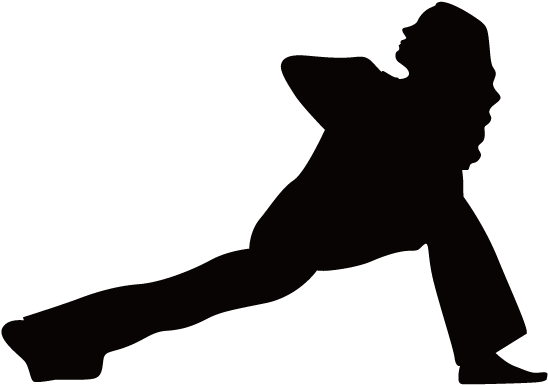 Silhouette Cartoon Physical Exercise Clip Art - Cartoon (721x406)