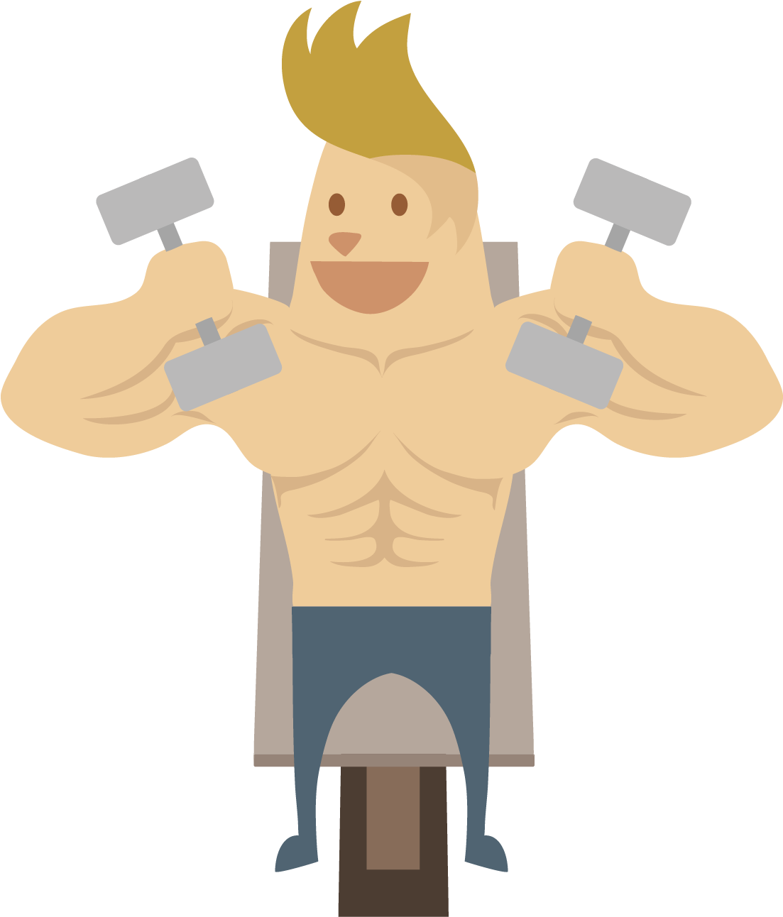 Creative Fitness Man 1500*1500 Transprent Png Free - Creative Fitness Man 1500*1500 Transprent Png Free (1500x1500)