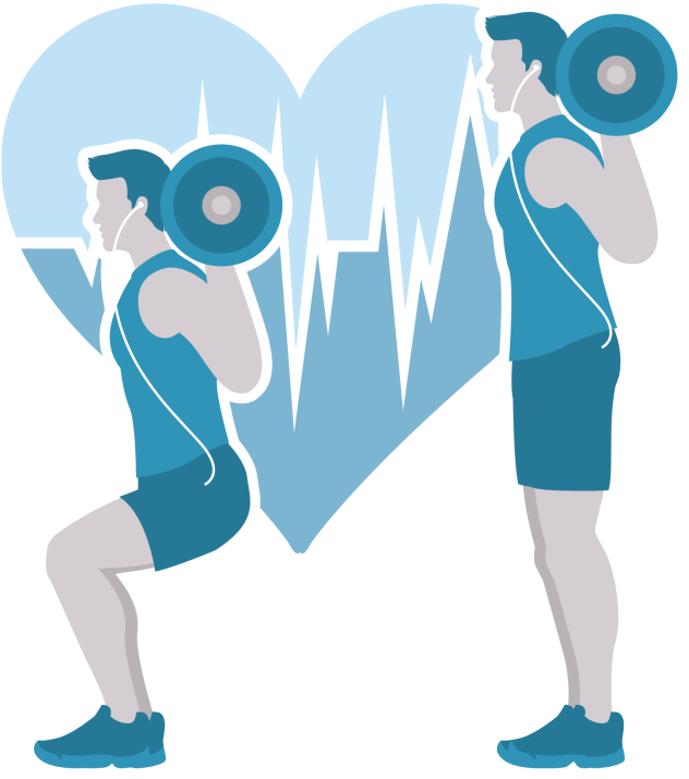 Lunge Squat Physical Fitness Exercise Clip Art - Lunge Squat Physical Fitness Exercise Clip Art (1024x1024)