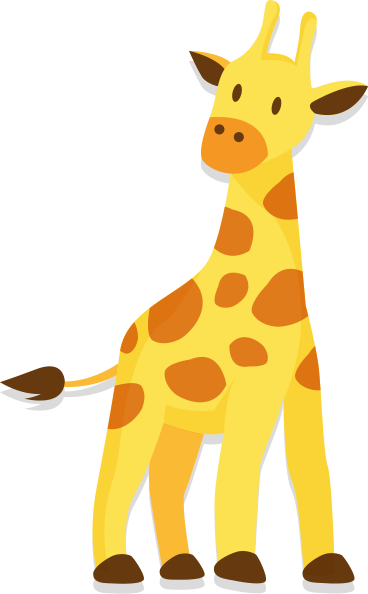 Animals - Giraffe (368x594)