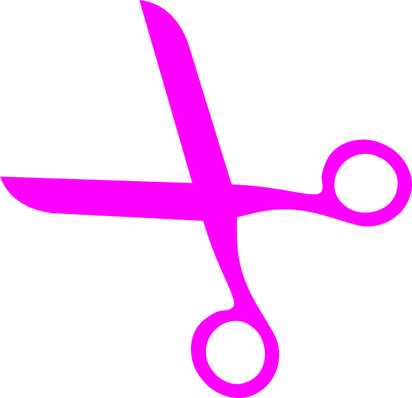 Scissor Cliparts - Hair Salon Scissors Clipart (600x580)