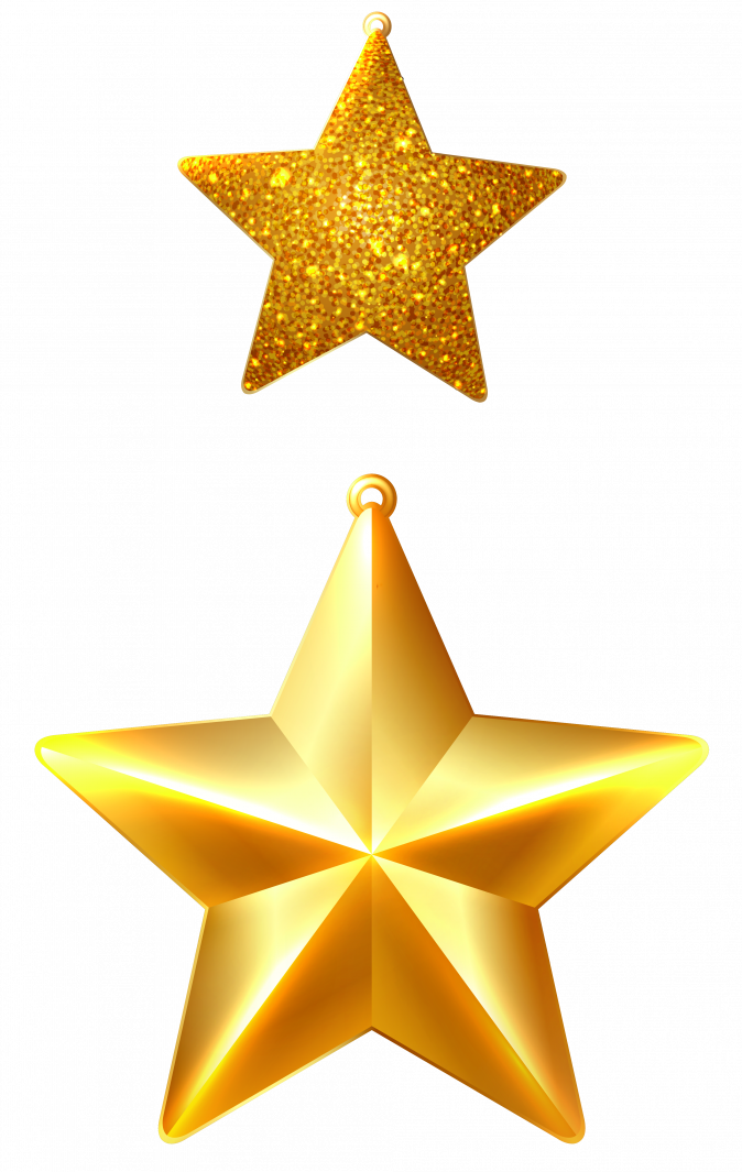 Clip Art Christmas Star - Christmas Gold Icon (674x1065)