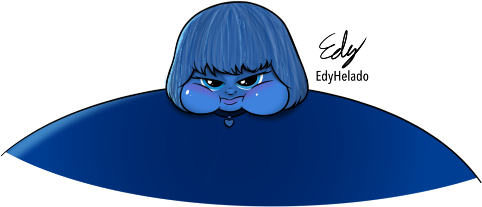 Violet By Edyhelado - Willy Wonka And The Chocolate Factory Blue Girl Art (1024x480)