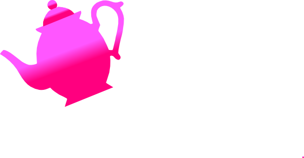 Pink Gradient Teapot Pouring Clip Art - Clip Art (600x313)