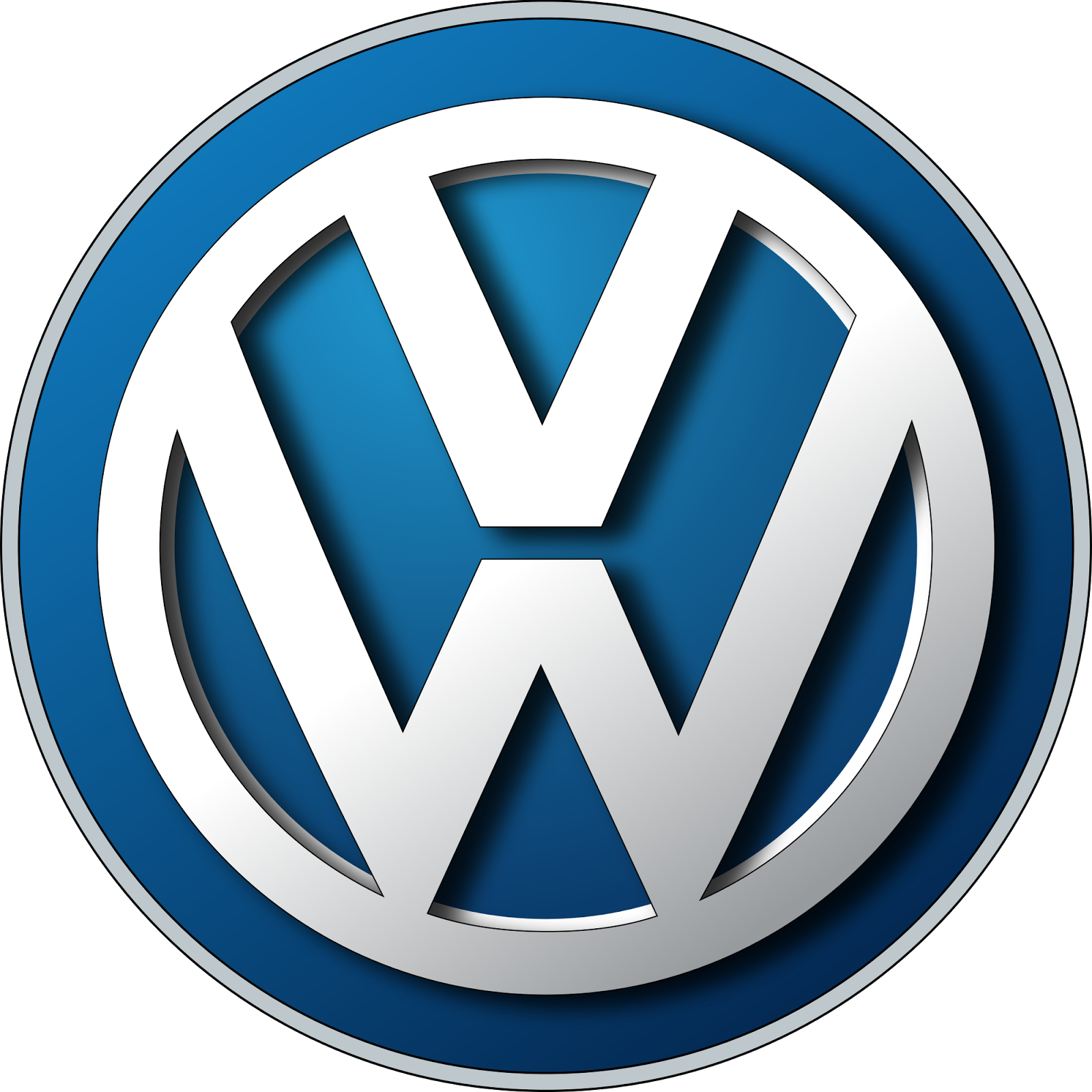 Volkswagen - Logo Vw Png (1600x1600)