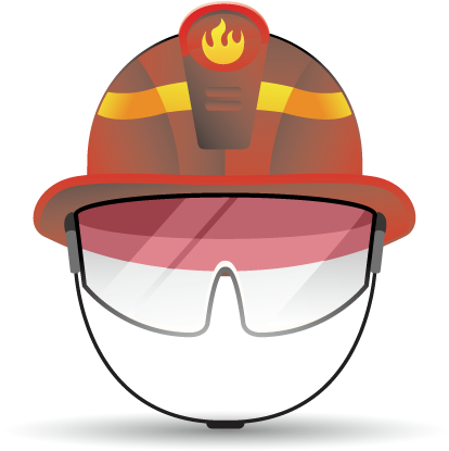 Hard Hat Firefighter Firefighting - Пожарная Каска Пнг (600x600)