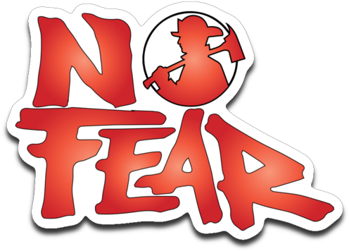 No Fear Firefighter Decal - No Fear Firefighter Decal (512x389)