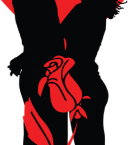 Romantic Clipart Red Carpet Couple - Couple Silhouette With Hearts (640x480)