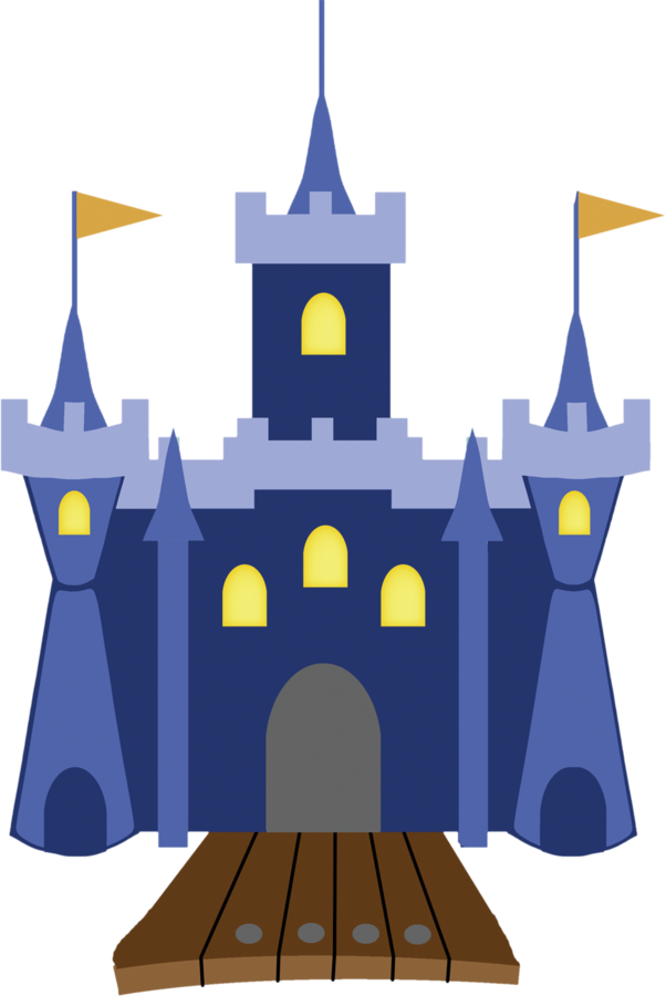 Castle Clipartclip - Blue Castle Clip Art (602x900)