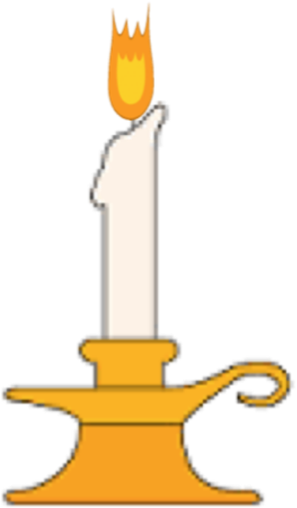 Candle Clipart Simple - Candle Drawing Png (1320x755)