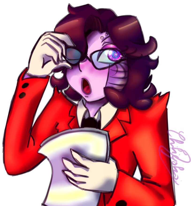 Reporter Mtt By Chibiyokai-purple - Cartoon (894x894)