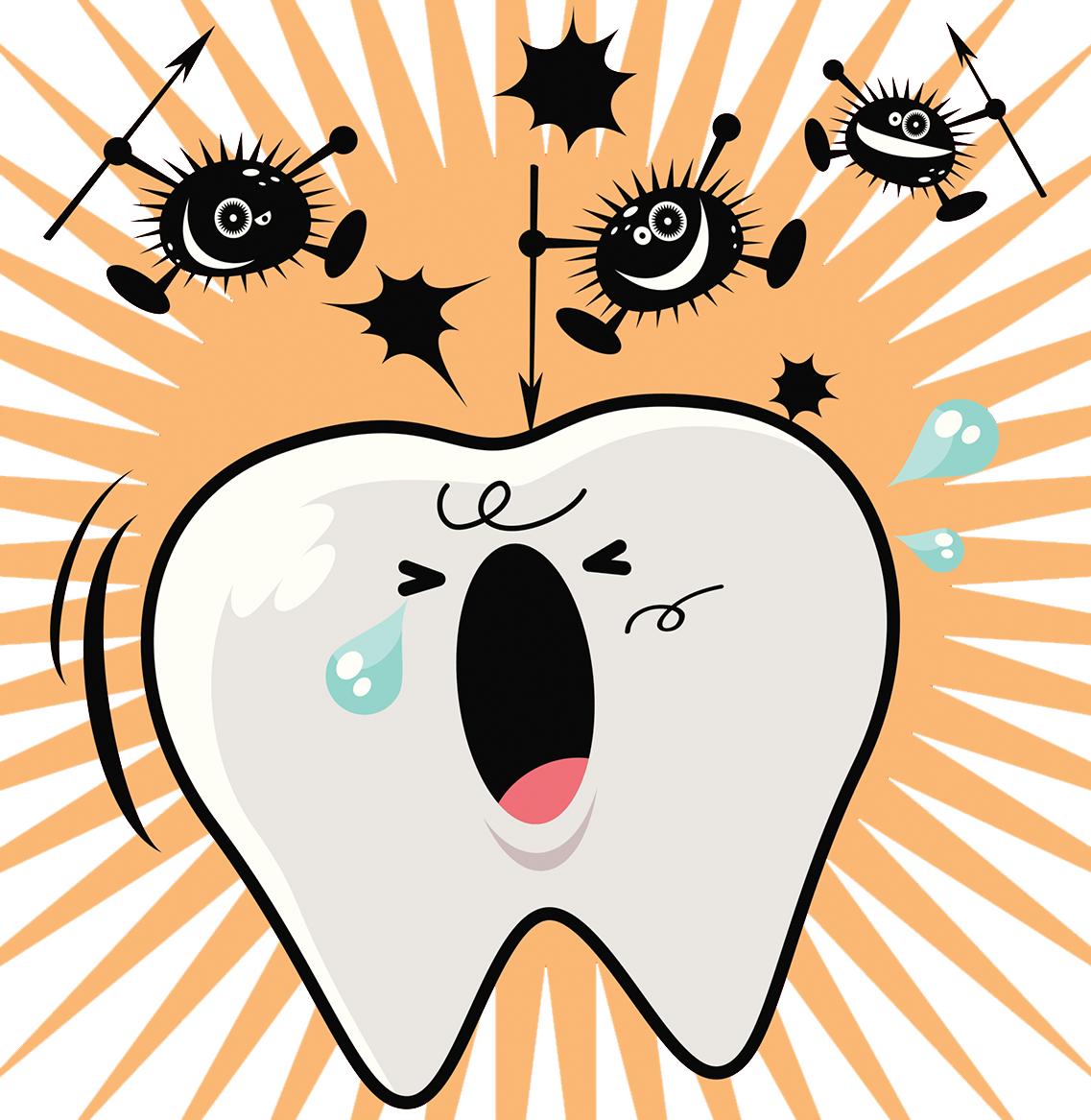 Toothache Photography Illustration - Toothache Photography Illustration (1137x1167)
