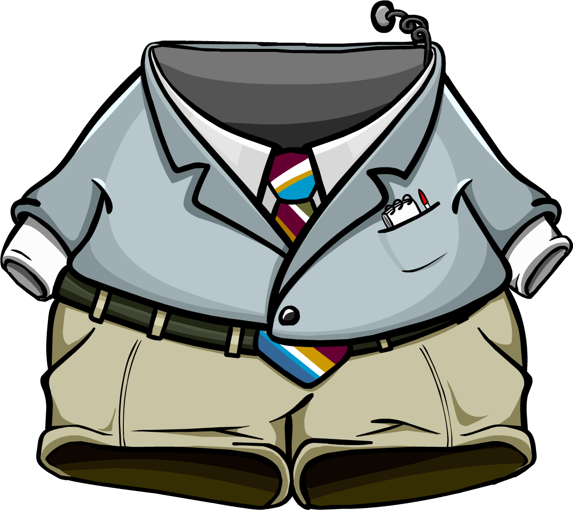 Reporter Outfit Icon - Reporter Outfit Icon (1115x992)