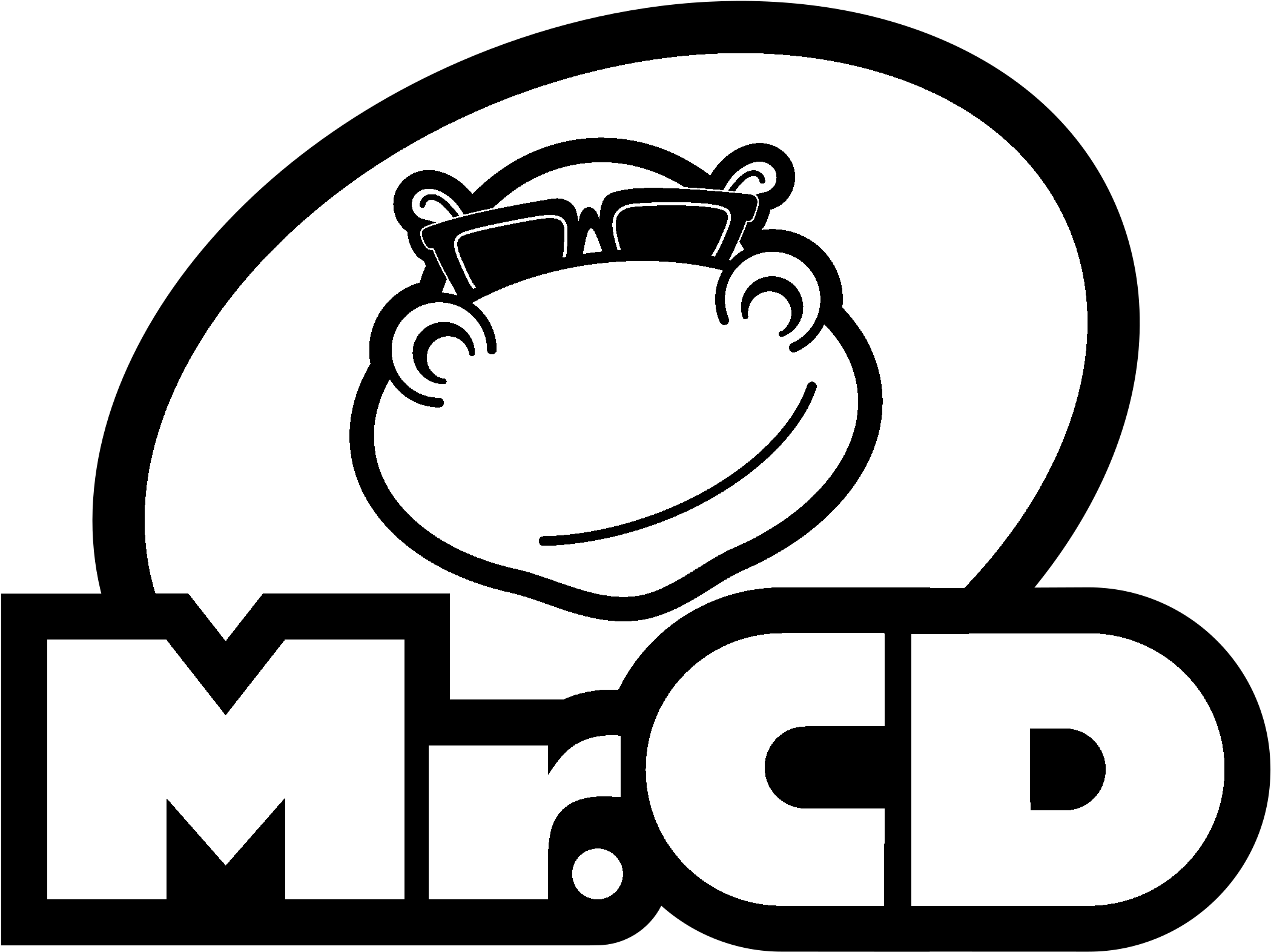 Mr Cd Logo Black And White - Mr Cd Logo Png (2400x2400)