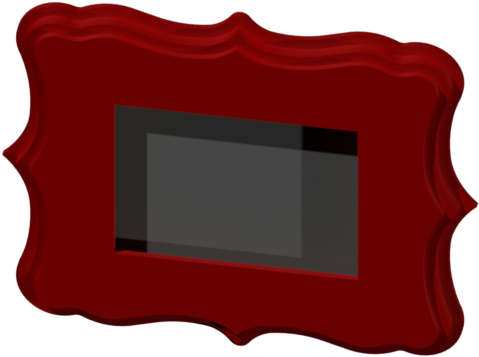 Whimsical Frame Dxf Files For Laser Cutting And Cnc - Picture Frame (500x500)