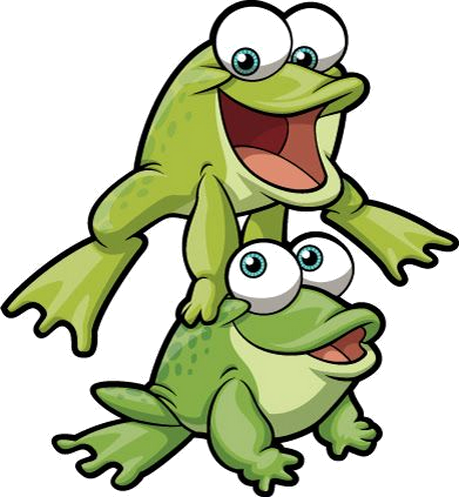 Frogs ‿✿⁀•○ - Leap Frog Clip Art (459x497)