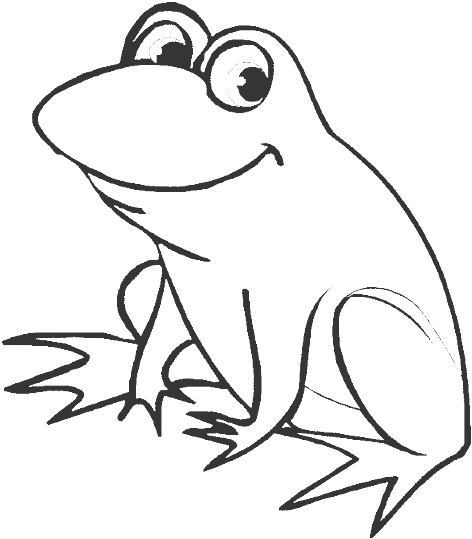 Cute Frog Coloring Pages Car Pictures - Frog Coloring Pages (600x800)