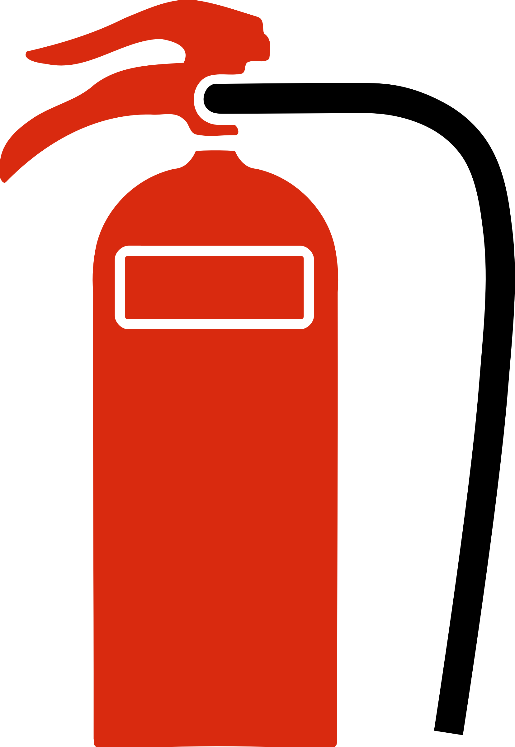 Fire Extinguisher - Fire Extinguisher Sign Vector Png (1654x2400)