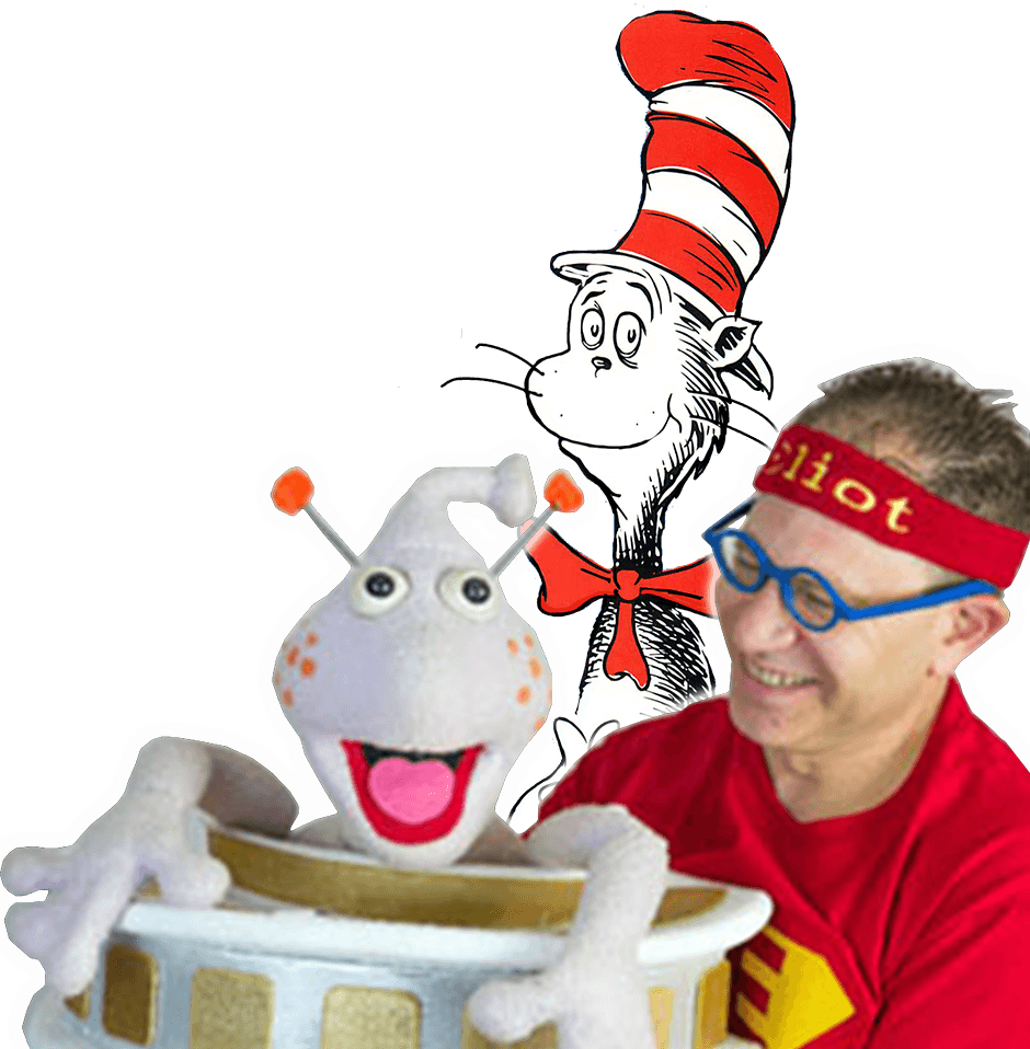 Is It A Children's Entertainer With Many Years Of Experience - Dr. Seuss Cat In The Hat Birthday Banner Personalized (940x958)