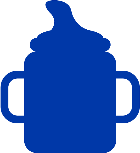 Royal Azure Blue Baby Bottle 2 Icon - Royal Azure Blue Baby Bottle 2 Icon (512x512)