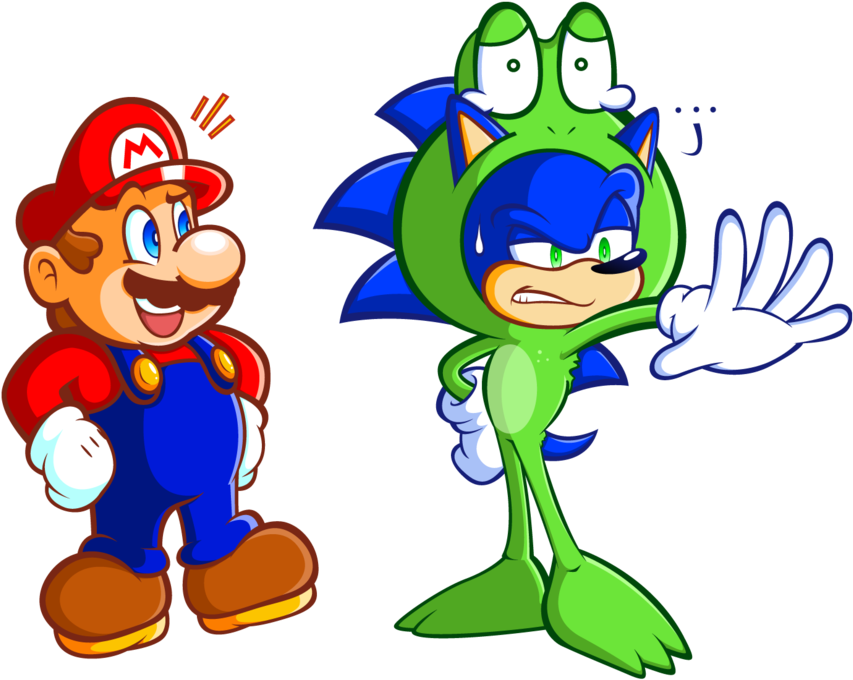 This Will Help You Swim Sonic By Jamesmantheregenold - Painting (900x721)