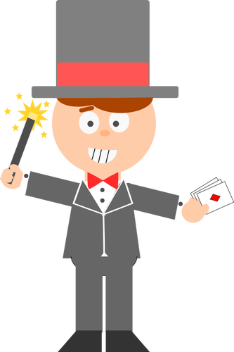 Cartoon Magician - Cartoon Magician Png (333x500)