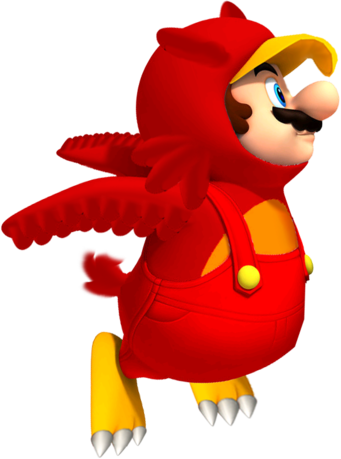 Phoenix Mario - New Super Mario Bros U Power Ups (341x459)