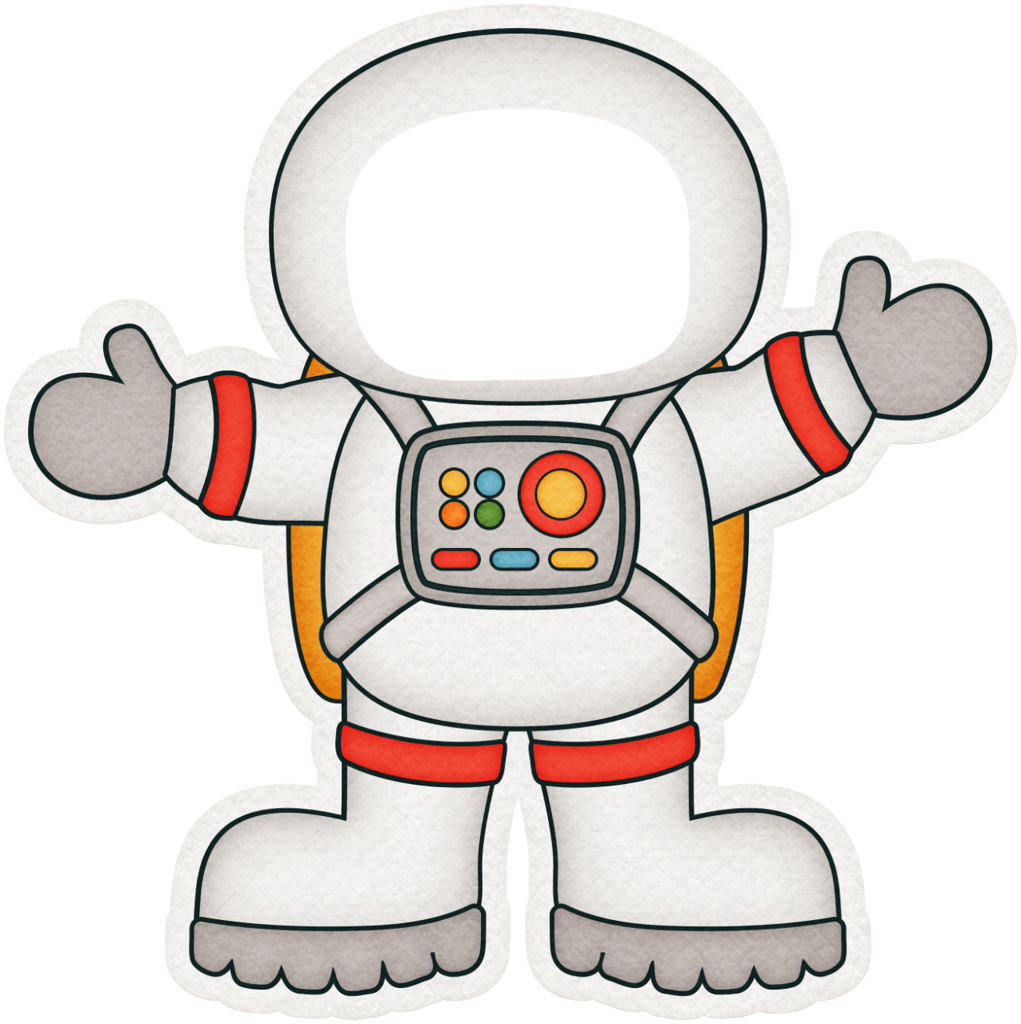 B *✿* Over The Moon - Dibujos Animados De Astronautas (1021x1024)