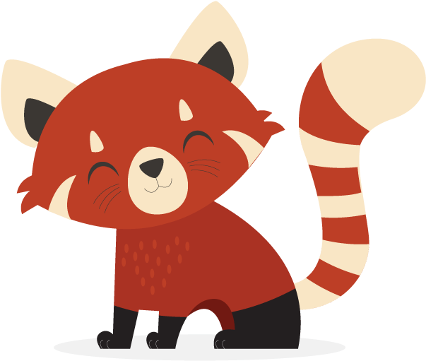 Red Panda Clipart Cartoon - Red Panda Clip Art (700x700)
