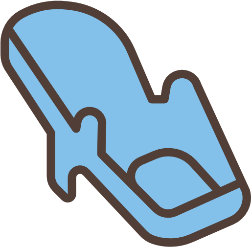 Baby Car Seat Free Icon - Bath Chair (512x512)