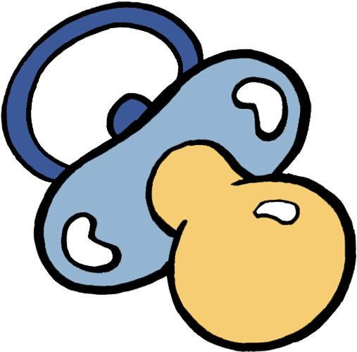 Baby Monitor All In One - Chupeta De Bebe Em Desenho (512x512)