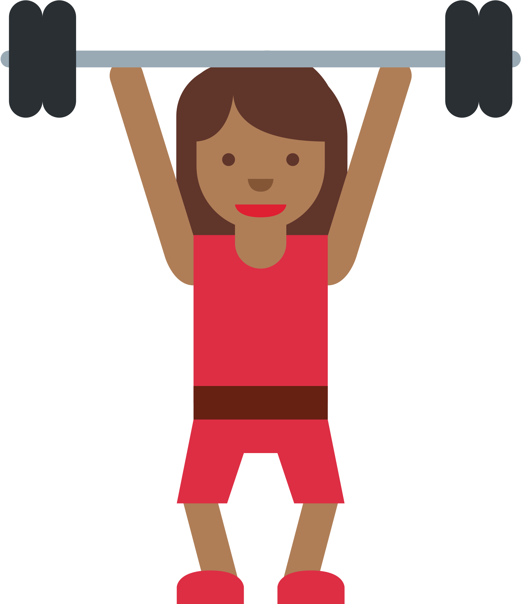 Weight Lifting Cartoon 11, Buy Clip Art - Contraccion (2000x2000)