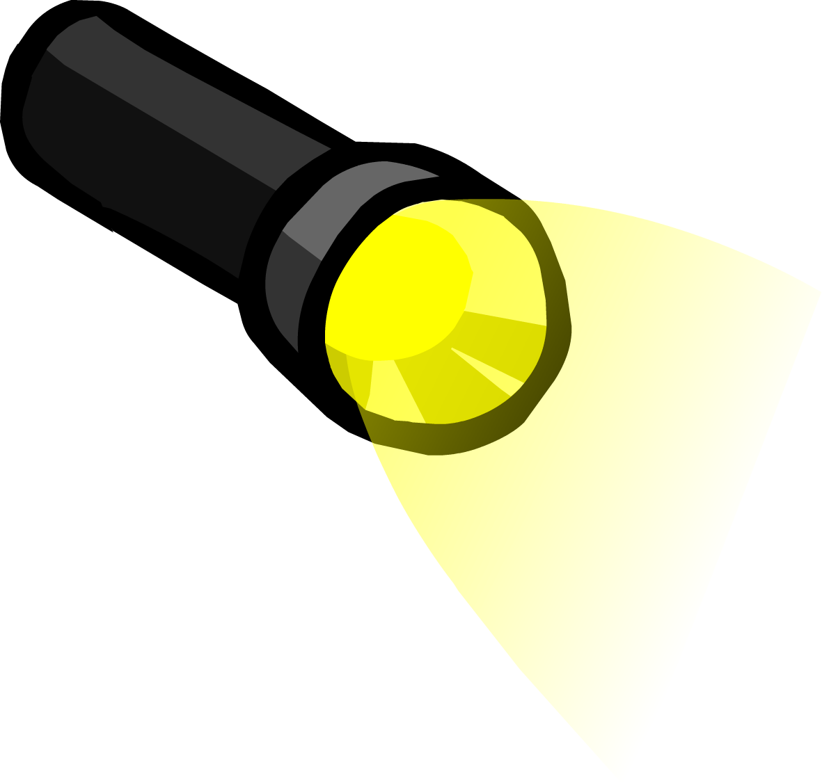 He Wants To Take Pictures Of You And Your Flashlight - Cartoon Flashlight Transparent Background (1181x1126)