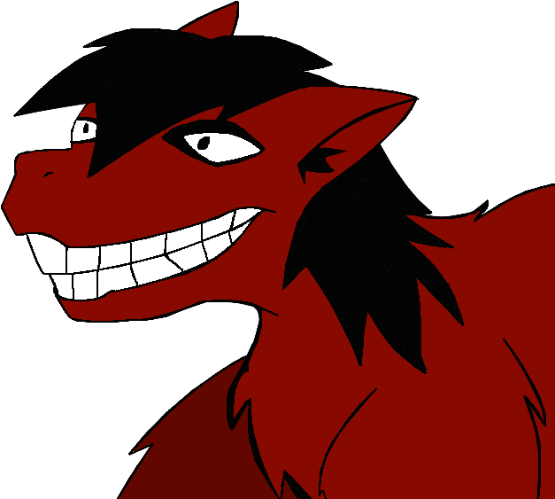 Demon Mammal Mouth Clip Art - Cartoon (803x693)