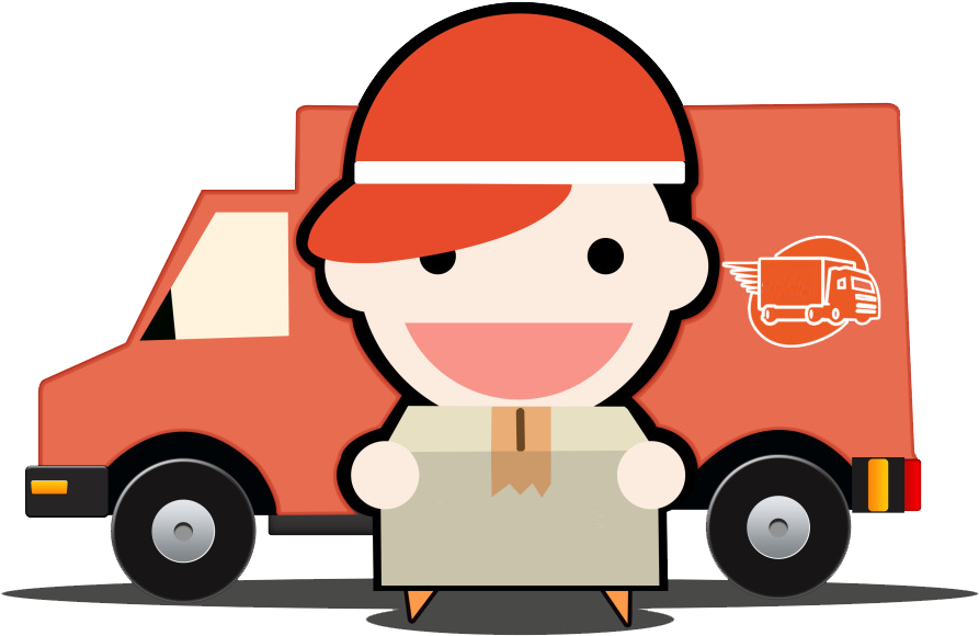 Download Courier Cartoon Logistics - Cartoon (1024x1024)