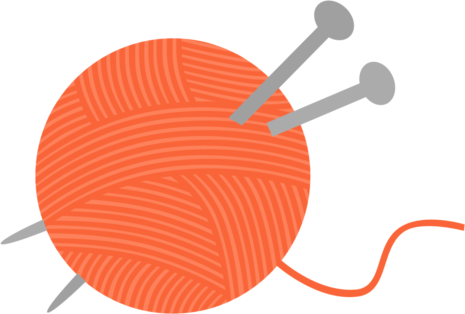 Knit And Crochet - Illustration (1600x1082)