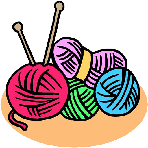 Knitting Clip Art Women Crochet Clip Art - Knitting Clip Art Women Crochet Clip Art (512x512)