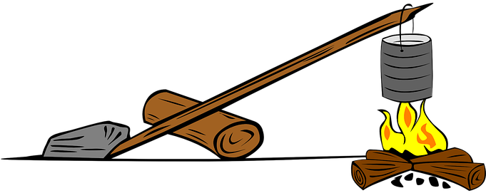 Fire, Cooking, Crane, Camp, Barbecue - Crane Fire (680x340)