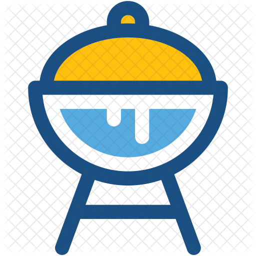 Bbq Grill Icon - Emblem (512x512)