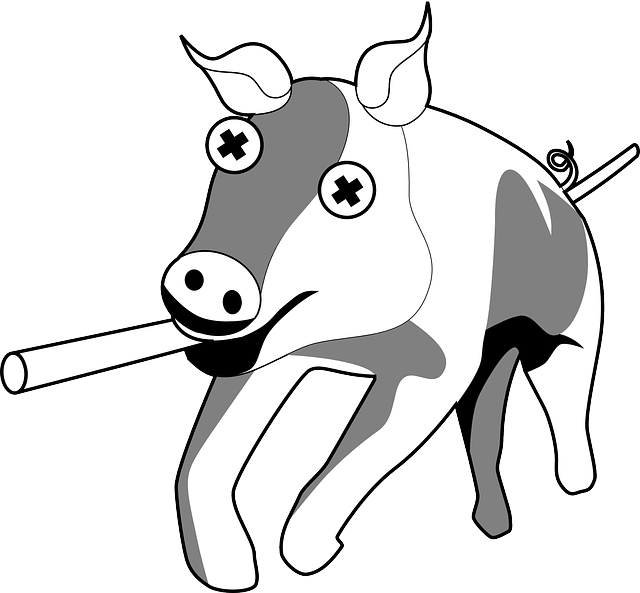 Barbecue, Grill, Pork, Suckling, Bbq - Suckling Pig (640x593)