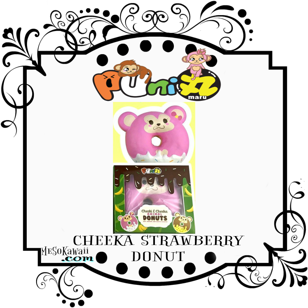 Puni Maru Animal Donut Jumbo Squishy - Squishy Puni Maru Monkey (1024x1024)