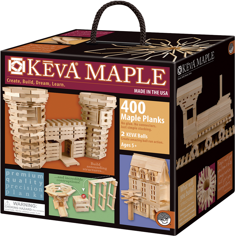 Mindware Keva Maple 400 Piece Set - Keva Maple 400 Plank Set (1000x961)