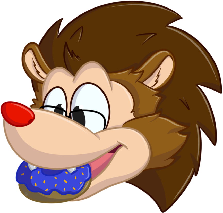 Urbie Donut Headshot By Cartcoon - Cartoon (894x894)