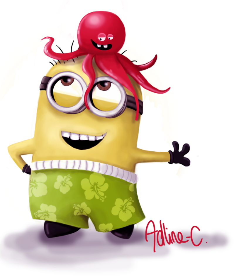 Minion By Adline-c - Teacher Summer Vacation Meme (848x943)