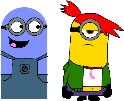 Bloo And Frankie Foster - Minions (456x410)