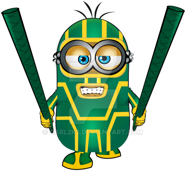 Kick Ass Minion By Carl2k2 - Kick-ass (600x552)