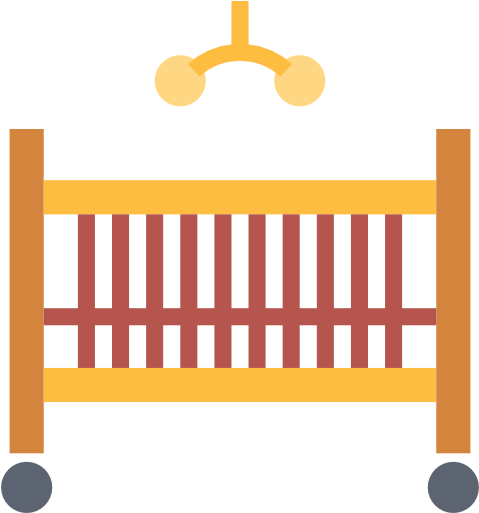 Crib Free Icon - Infant Bed (512x512)