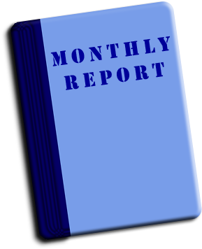 August 2016 City Manager's Monthly Report - Monthly Report Icon Png (388x417)