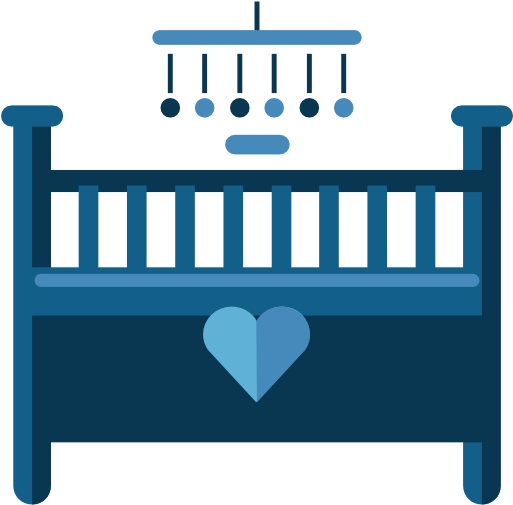 Crib Free Icon - Cuna Clipart Png (512x512)