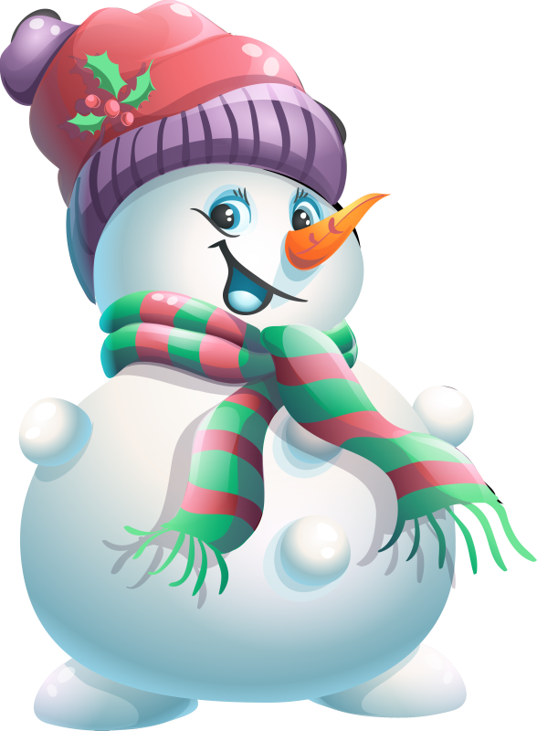 Tubes Noel / Bonhommes De Neiges - Снеговик Пнг (588x800)